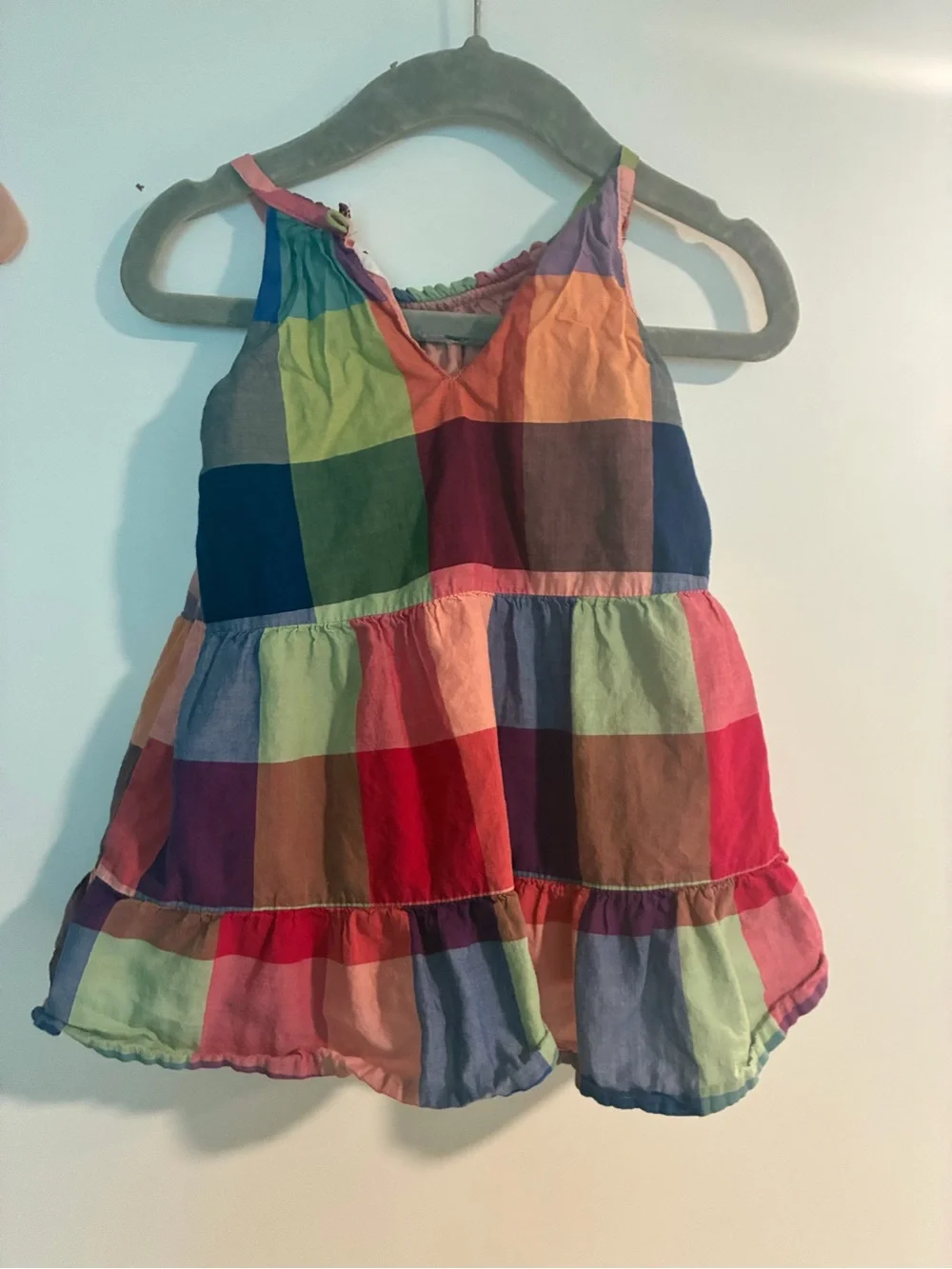 Colorblock Patchwork Sundress - Multicolor